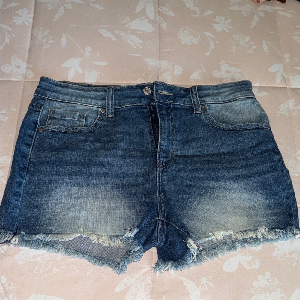 Zenana Outfitters Dark Blue Jean Shorts